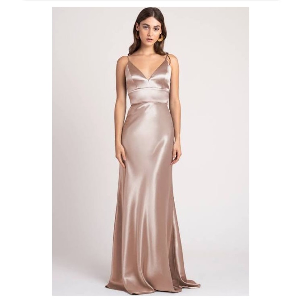 Jenny Yoo Brenna Bridesmaid Dress Whipped Apricot